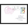 France 599 (bateau ship) frégate courbet 4/11/2000 Lettre Navale cover bateau ship