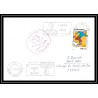 France 602 (bateau ship) Khor Angar. Courbet 25/3/2000 Lettre Navale cover bateau ship
