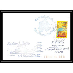 France 639 (bateau ship) cdt l'herminiercorymbre 53 f 791 Lettre Navale cover bateau ship