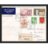 4717/ France Lettre N°1225 bergson paris anchorage tokyo par boeing 707 affranchissement composé aviation 