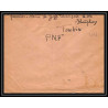4976/ Viet Nam (Vietnam) Lettre FM franchise militaire par avion tonkin poste navale taxé 1949 pour paris