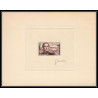 0717 Epreuve d'artiste artist proof Nouvelle-Caledonie 1953 y&t 283 Contre-amiral Marine Despointes Signé signed gandon