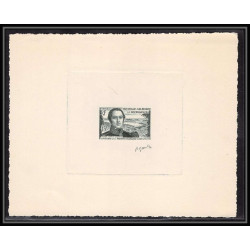 0725 Epreuve d'artiste artist proof Nouvelle-Caledonie 1953 y&t 283 Contre-amiral Marine Despointes Signé signed gandon
