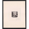 0737 Epreuve d'artiste artist proof CONGO y&t 407 Clement Ader aviation aviateur Signé signed autograph 