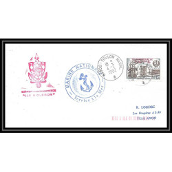 7496 A610 batiment d'experimentation ile d'oleron 1982poste navale militaire France Lettre (cover) 