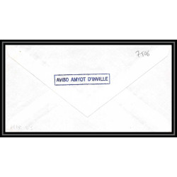 7506 fregate Amyot d'Inville (aviso) 1979 poste navale militaire France Lettre (cover) 