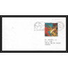 7535 porte-helicopteres jeanne d'arc 1980 new york poste navale militaire France Lettre (cover) 