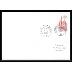 7609 escadre atlantique 1982 poste navale militaire France Lettre (cover) 