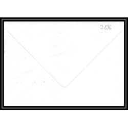 7636 base des sous marins de toulon 1983 poste navale militaire France Lettre (cover) 