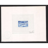 0741 Epreuve d'artiste artist proof centrafricaine y&t 96 Douglas dc-4 avion plane planes avions Signé signed autogrph