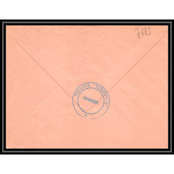 7683 fregate tourville 1973 poste navale militaire France Lettre (cover)