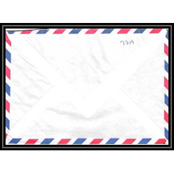 7709 affranchissement vignette noumea nouvelle caledonie 1988 pour toulon France Lettre (cover)