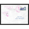 7729 semaphore de couronne 1988 greve de la poste montbrison loire poste navale militaire signe Signed France Lettre (co