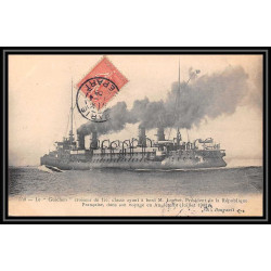 7789 le guichen croiseur de 1ere classe 1906 poste navale militaire France Carte postale (postcard)