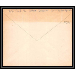 7854 croiseur duquesne bcn toulon 1945 pour auxerre France poste navale militaire Lettre (cover)