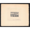 0769 Epreuve d'artiste artist proof saint pierre et miquelon y&t 25 caravelle avion (plane) Signé signed autographe