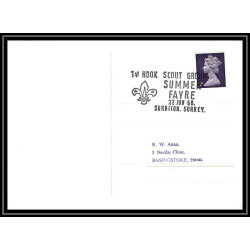 Lettre (cover) Scout (jamboree) - 02 - grande bretagne (great britain) scout group summer fayre 1968 surbiton surrey