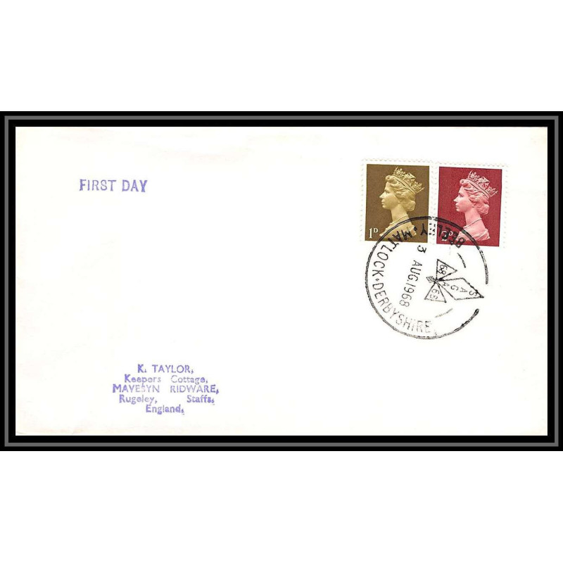 Lettre (cover) Scout (jamboree) - 06 - grande bretagne (great britain) - 1968 - saga 68 beeley