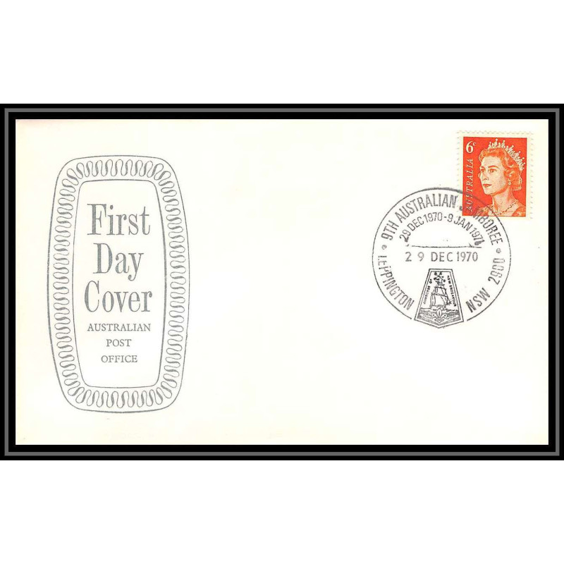 Lettre (cover) Scout (jamboree) - 16 - australie (australia) - 9th australian jamboree 29/12/1970 leppington