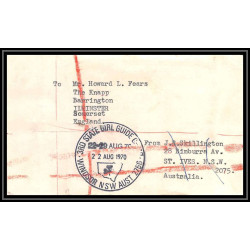 Lettre (cover) Scout (jamboree) - 27 - australie (australia) - windsor munster girl guides 29/08/1970