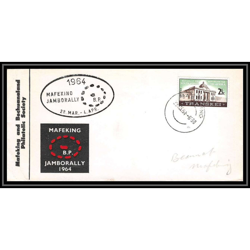 Lettre (cover) Scout (jamboree) - 46 -transkei - 1964 mafexing jamborally