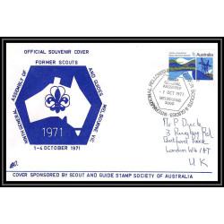 Lettre (cover) Scout (jamboree) - 52 - australie (australia) - BOYS + GIRLS FORMER SCOUTS 1/10/1968