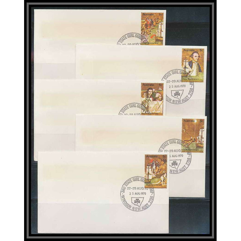 Lettre (cover) Scout (jamboree) - 68 - australie (australia) - 25/08/1970 GIRLS SCOUT WINDSOR 