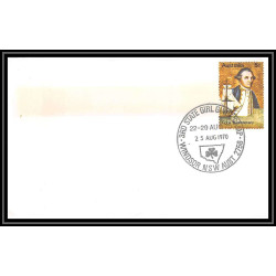 Lettre (cover) Scout (jamboree) - 68 - australie (australia) - 25/08/1970 GIRLS SCOUT WINDSOR 