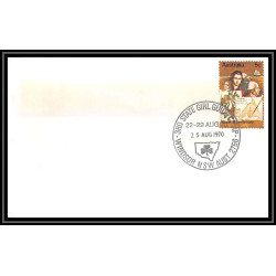 Lettre (cover) Scout (jamboree) - 68 - australie (australia) - 25/08/1970 GIRLS SCOUT WINDSOR 