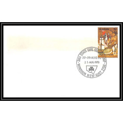 Lettre (cover) Scout (jamboree) - 68 - australie (australia) - 25/08/1970 GIRLS SCOUT WINDSOR 
