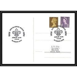 Lettre (cover) Scout (jamboree) - 70 - grande bretagne (great britain) - 30 TH GLASGOW SCOUT JUBILEE 17/05/1969