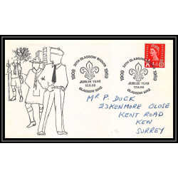 Lettre (cover) Scout (jamboree) - 74 - grande bretagne (great britain) - 30 TH GLASGOW SCOUT JUBILEE 1969