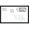 0065 Taaf terres australes Antarctic Lettre (cover) 27/09/1980 N° 80 COMMANDANT BOURDAIS
