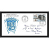 0069 Taaf terres australes Antarctic Lettre (cover) 02/03/1980 N° 78 CORMORAN FAUNE