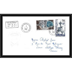 0085 Taaf terres australes Antarctic Lettre (cover) 01/02/1980