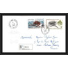 0087 Taaf terres australes Antarctic Lettre (cover) 01/02/1980 recommandé