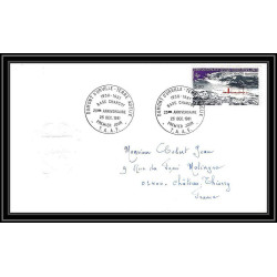 0100 Taaf terres australes Antarctic Lettre (cover) 25/12/1981 N°PA 65 STATION CHARCOT