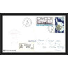 0117 Taaf terres australes Antarctic Lettre (cover) 11/12/1981 recommandé