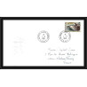 0126 Taaf terres australes Antarctic Lettre (cover) 01/01/1981 FAUNE LEOPARD DE MER