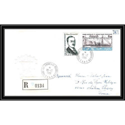 0131 Taaf terres australes Antarctic Lettre (cover) 18/12/1981 recommandé