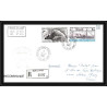 0134 Taaf terres australes Antarctic Lettre (cover) 26/12/1981 recommandé
