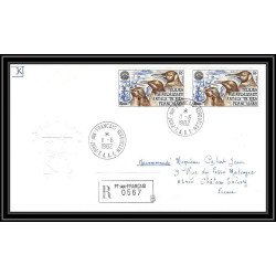 0140 Taaf terres australes Antarctic Lettre (cover) 11/06/1982 PHILEXFRANCE 1982 PA 71 MANCHOTS