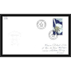 0145 Taaf terres australes Antarctic Lettre (cover) 27/12/1982 ARCAD 3 PA N° 69 