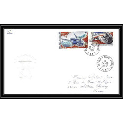 0161 Taaf terres australes Antarctic Lettre (cover) 27/12/1982