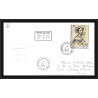 0194 Taaf terres australes Antarctic Lettre (cover) 03/01/1983 N° 68 BUSTE DE MICHELE GARREAU