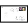 0195 Taaf terres australes Antarctic Lettre (cover) 22/08/1983 Satellite