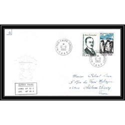 0196 Taaf terres australes Antarctic Lettre (cover) 12/08/1983