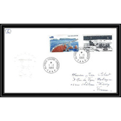 0197 Taaf terres australes Antarctic Lettre (cover) 01/01/1983