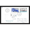 0201 Taaf terres australes Antarctic Lettre (cover) 07/03/1983 recommandé