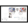 0205 Taaf terres australes Antarctic Lettre (cover) 01/01/1984 BALLON MONTGOLFIERE recommandé